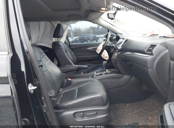 5FNYF5H55JB009097 2018 HONDA PILOT Black წინა სალონის ხედი