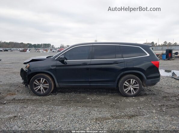 5FNYF5H55JB009097 2018 HONDA PILOT Black უკანა სალონის ხედი