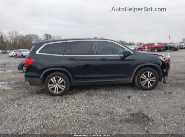 5FNYF5H55JB009097 2018 HONDA PILOT Black ხელსაწყოთა პანელის ხედი