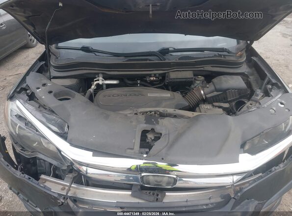 5FNYF5H57KB041339 2019 HONDA PILOT Черный Вид сзади