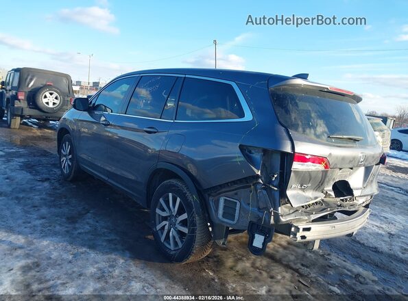 5FNYF5H57MB008991 2021 HONDA PILOT Gray Задня ліва чверть