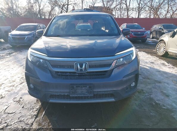 5FNYF5H57MB008991 2021 HONDA PILOT Gray Вид щитка приладів