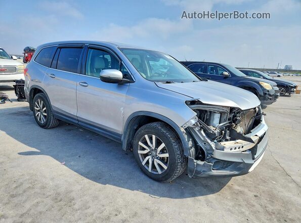 5FNYF5H58KB000735 2019 HONDA PILOT Silver 