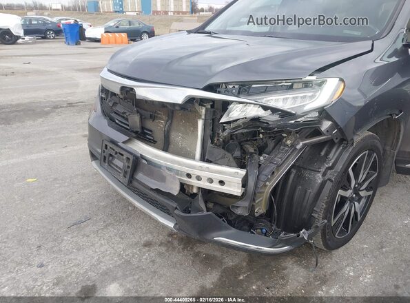 5FNYF5H68NB001025 2022 HONDA PILOT Gray Widok z przodu