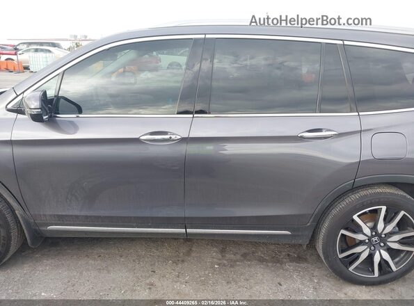 5FNYF5H68NB001025 2022 HONDA PILOT Gray 