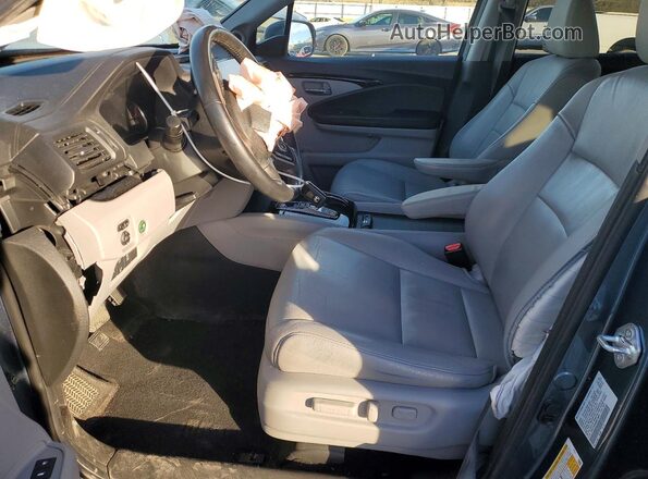 5FNYF5H98MB016665 2021 HONDA PILOT Blue Widok wnętrza z przodu