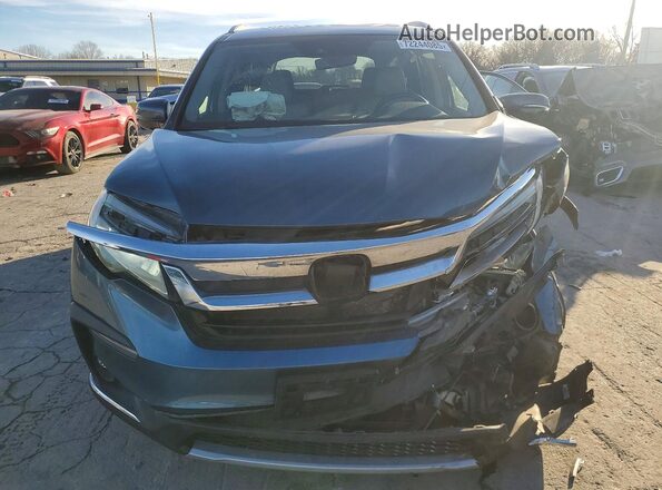 5FNYF5H98MB016665 2021 HONDA PILOT Blue Widok z przodu