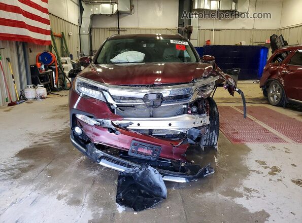 5FNYF6H06NB074847 2022 HONDA PILOT Burgundy 
