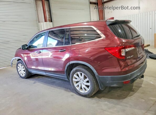 5FNYF6H17KB021434 2019 HONDA PILOT Бордовый 