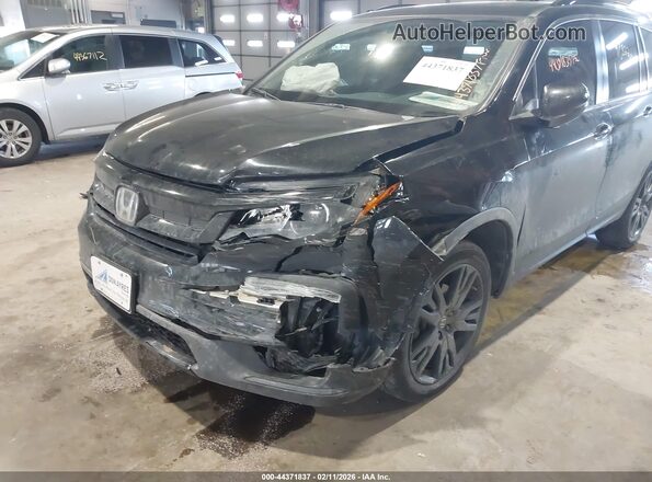 5FNYF6H20MB096746 2021 HONDA PILOT Black Դիմացի տեսք