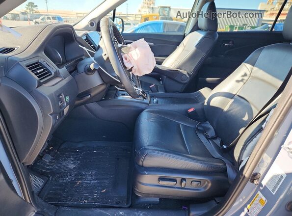 5FNYF6H2XNB093841 2022 HONDA PILOT Silver Вид салону спереду