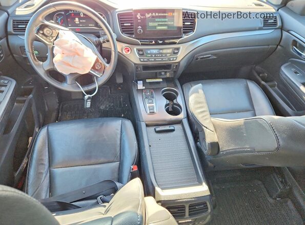 5FNYF6H2XNB093841 2022 HONDA PILOT Silver Вид панелі приладів