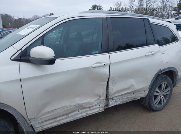 5FNYF6H56JB071386 2018 HONDA PILOT White Vista frontal