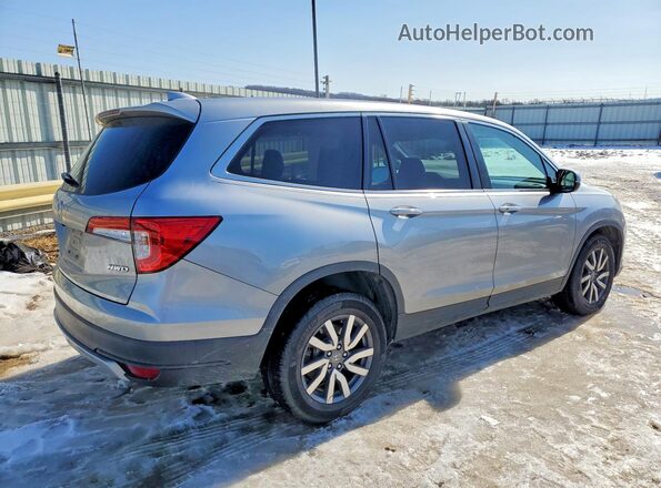 5FNYF6H58KB065476 2019 HONDA PILOT Silver 