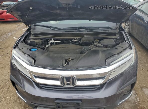 5FNYF6H66NB007749 2022 HONDA PILOT Серый Вид подкапотного пространства