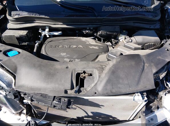 5FNYF7H51MB002308 2021 HONDA PASSPORT Black Вид ззаду