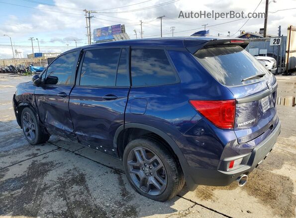 5FNYF7H5XNB003524 2022 HONDA PASSPORT Blue Tył prawy