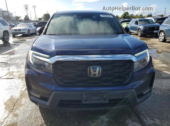 5FNYF7H5XNB003524 2022 HONDA PASSPORT Blue Widok z tyłu