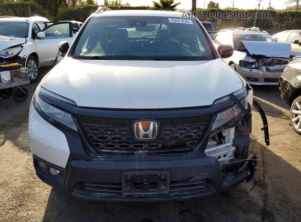 5FNYF7H93KB002861 2019 HONDA PASSPORT White Դիմացի տեսք