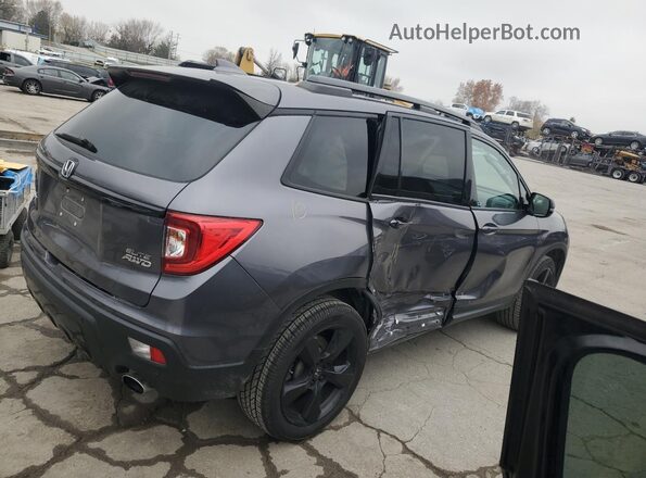 5FNYF8H01MB018003 2021 HONDA PASSPORT Gray 