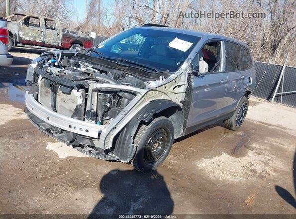5FNYF8H01PB035680 2023 HONDA PASSPORT Silver წინა მარცხენა ხედი სამი მეოთხედიდან
