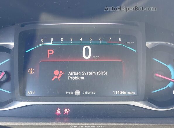 5FNYF8H04KB008322 2019 HONDA PASSPORT Черный Вид задних сидений