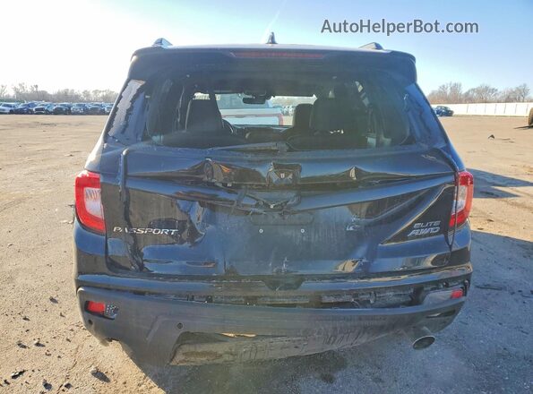 5FNYF8H04MB029254 2021 HONDA PASSPORT Black უკანა ხედი