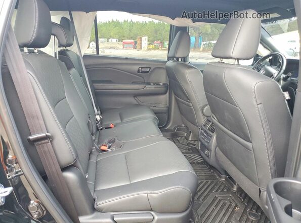 5FNYF8H09NB021829 2022 HONDA PASSPORT Black Widok tylnych siedzeń