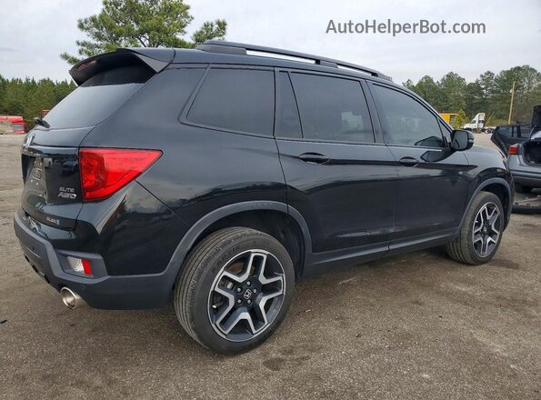 5FNYF8H09NB021829 2022 HONDA PASSPORT Black Tył prawy