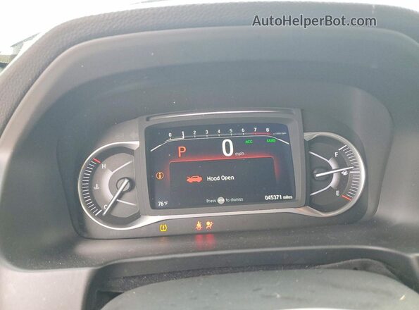 5FNYF8H09NB021829 2022 HONDA PASSPORT Black Widok zestawu wskaźników