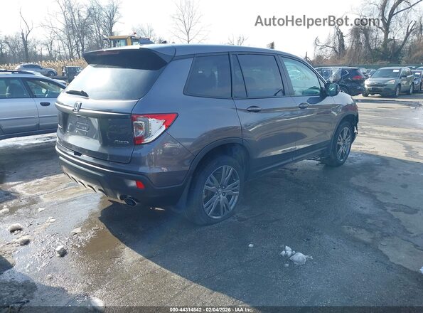 5FNYF8H5XLB013263 2020 HONDA PASSPORT Gray Tył prawy