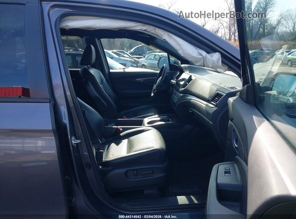 5FNYF8H5XLB013263 2020 HONDA PASSPORT Gray Widok wnętrza z przodu