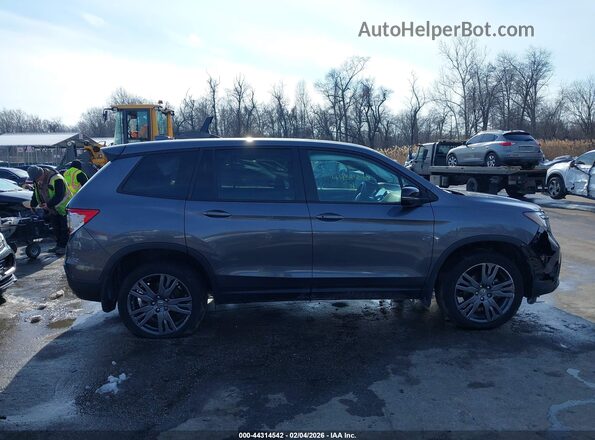 5FNYF8H5XLB013263 2020 HONDA PASSPORT Gray Widok wnętrza z tyłu