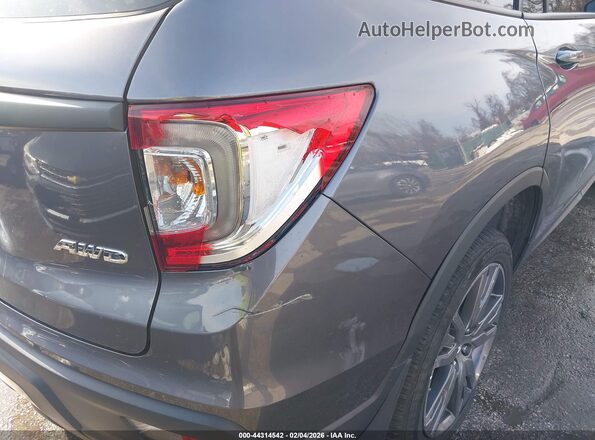 5FNYF8H5XLB013263 2020 HONDA PASSPORT Gray 