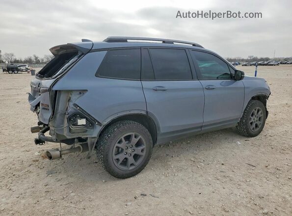5FNYF8H62RB014960 2024 HONDA PASSPORT Синий Задняя правая четверть