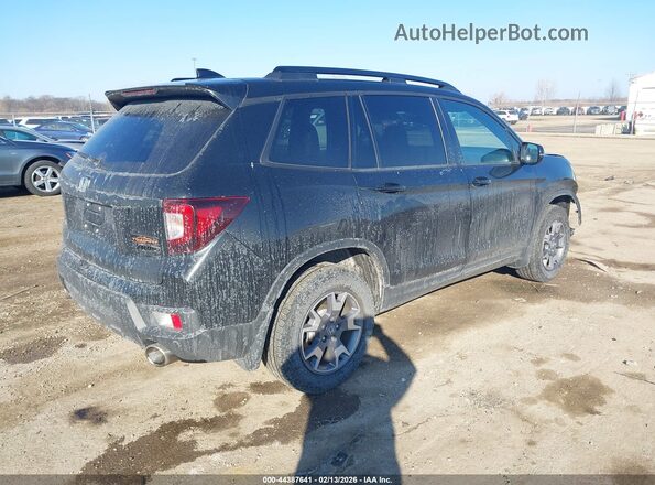 5FNYF8H64PB040666 2023 HONDA PASSPORT Черный Задняя правая четверть