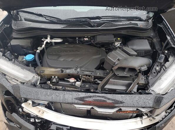 5FNYF8H67NB001695 2022 HONDA PASSPORT Black Widok komory silnika