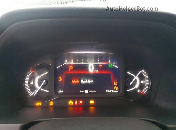 5FNYF8H67NB001695 2022 HONDA PASSPORT Black Widok zestawu wskaźników