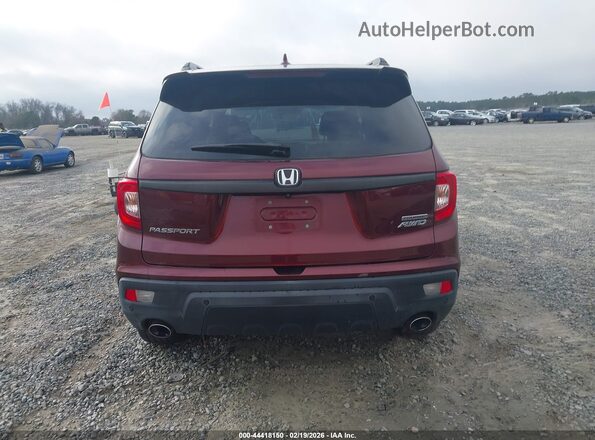 5FNYF8H96KB008546 2019 HONDA PASSPORT Maroon 