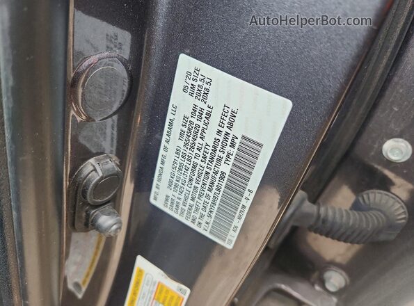 5FNYF8H97LB011909 2020 HONDA PASSPORT Gray 