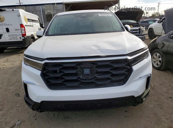 5FNYG1H4XSB106939 2025 HONDA PILOT White Vista trasera