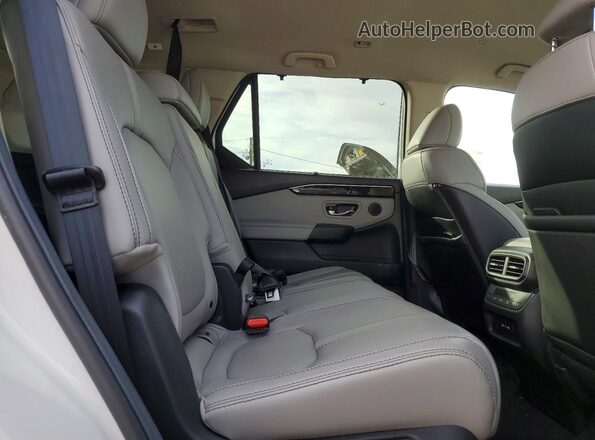 5FNYG1H4XSB106939 2025 HONDA PILOT White Vista del compartimento del motor