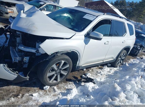 5FNYG1H77RB005667 2024 HONDA PILOT White Առջևի ձախ երեք քառորդ տեսարան