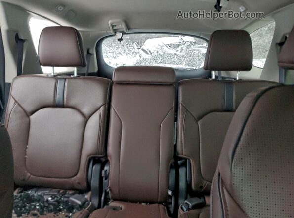5FNYG1H85PB009593 2023 HONDA PILOT White Rear seats view