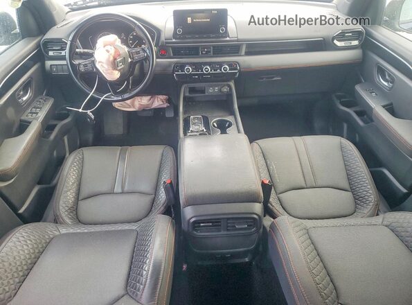 5FNYG2H3XPB016064 2023 HONDA PILOT Blue Widok deski rozdzielczej