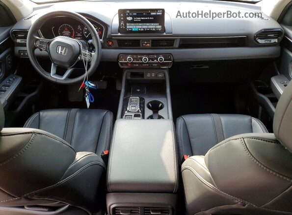 5FNYG2H52RB003121 2024 HONDA PILOT Черный Вид панели приборов