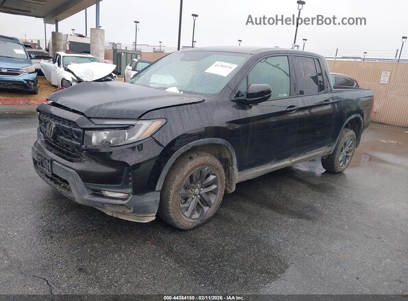 5FPYK3F12RB019542 2024 HONDA RIDGELINE Black Front left