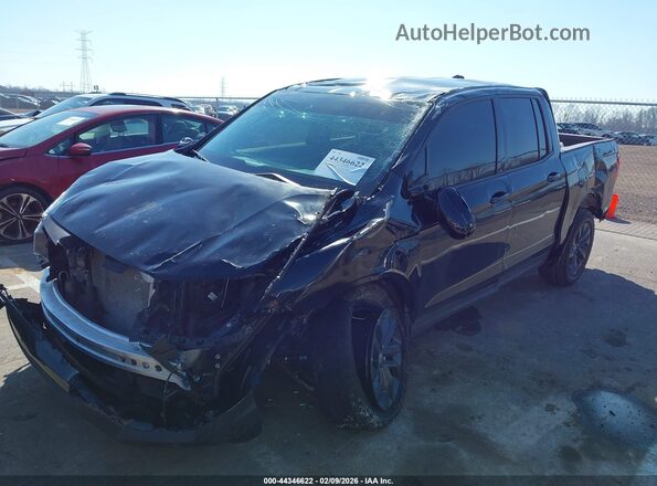 5FPYK3F16RB032228 2024 HONDA RIDGELINE Black წინა მარცხენა ხედი სამი მეოთხედიდან