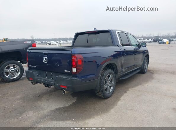 5FPYK3F50PB016154 2023 HONDA RIDGELINE Blue Rear right