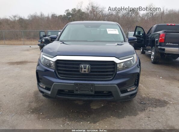 5FPYK3F50PB016154 2023 HONDA RIDGELINE Blue Instrument cluster view
